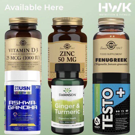 Testosterone boosting supplements available at www.hwkfit.com
