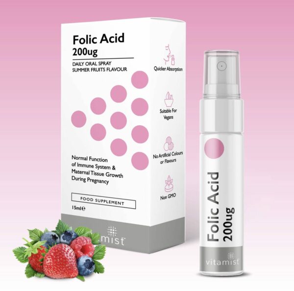 Vitamist Folic Acid 200ug Marketing Image