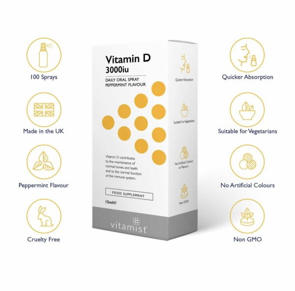 Vitamist Vitamin D 3000iu 15ml