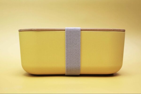 BamBox 1.1L Lunch Box - Yellow. Side